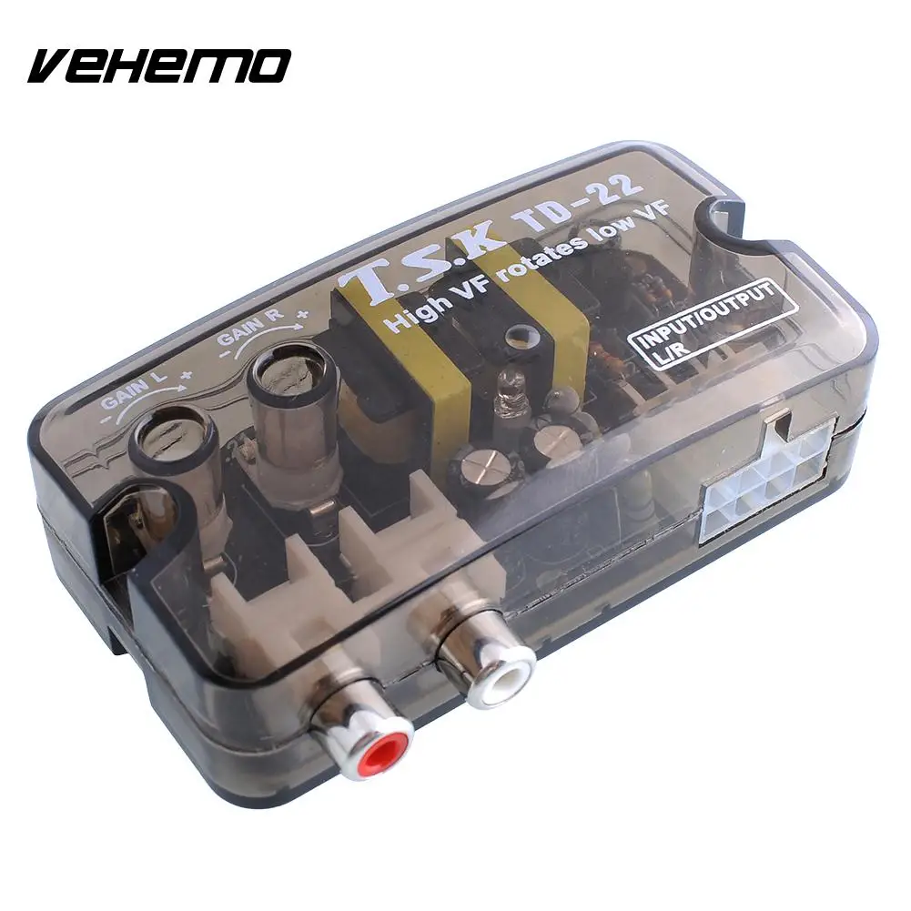 

New RCA Stereo High VF to Low VF Level Audio Speaker Converter For Car Vehicle