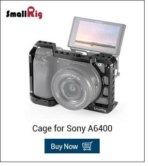 SmallRig деревянная рукоятка для sony A6400 клетка APS2318