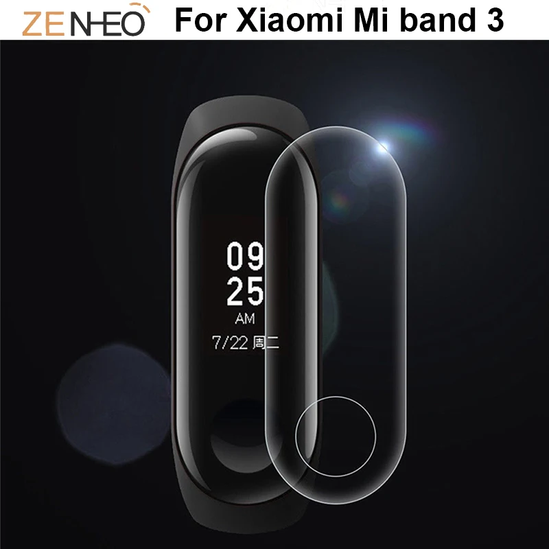 2.5D изогнутое полное покрытие не закаленное стекло для Xiaomi Mi band 3 3 шт/5 шт для Xiaomi Mi band 3 Смарт-часы Защитная пленка для экрана