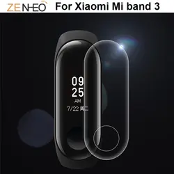 2.5D изогнутые полное покрытие не закаленное стекло для Xiaomi Mi band 3 3 шт./5 шт. для Xiaomi Mi band 3 smart Защитная пленка для часов пленка