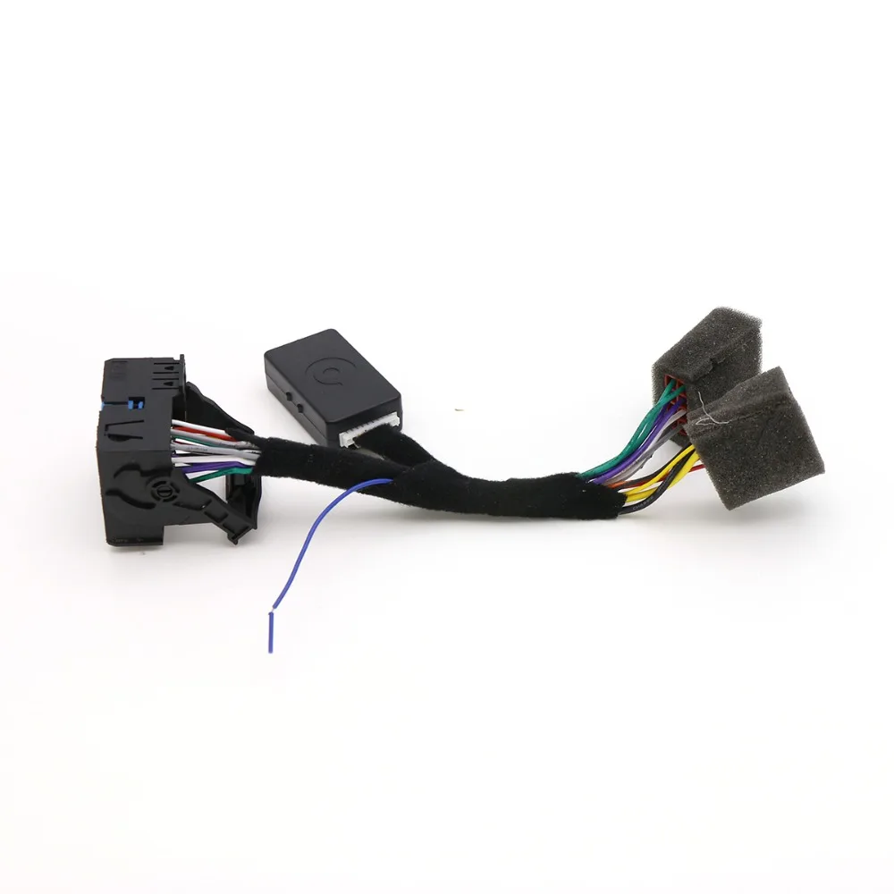 Cena RCD330 Plus wtyczka samochodowa i gra ISO Quadlock kabel adapter W dekoder canbus Simulator dla VW Golf 6 Jetta MK5 MK6 Passat Polo Vento