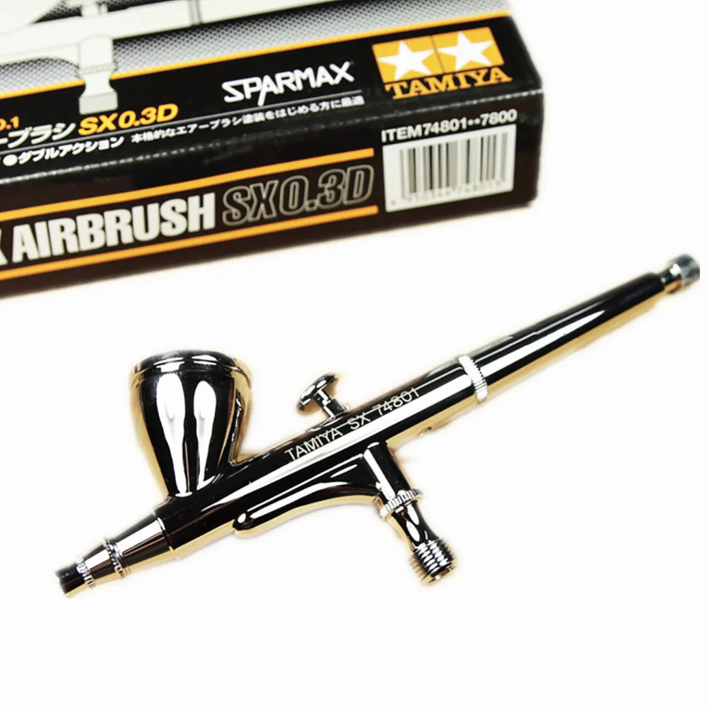 1x Tamiya 74801 Model Tools Dual Action 0.3mm Gun Spray Airbrush Paint