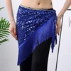 New Belly Dance Sexy Sequined Triangle Towel Waist Chain Sequins Tassel Hip towel Waist Towel Dance Practice Clothes Costumes ► Photo 3/5