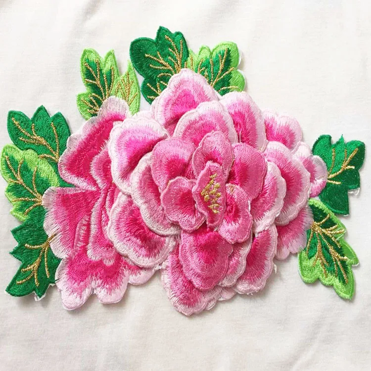 Buy 3D Flower Patch Embroidered Patches Vintage Flower