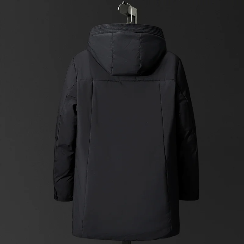 Manteau Heren Le Nouveau Capuche D'hiver De Hommes Chaud Coupe Vers Veste Winterjas Bas Col Daunenjacke vent Vsd Parkas Pour Mince Homme Black À Vs8806 Canard mN8wnv0
