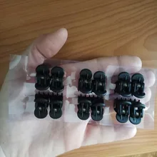 Хит, 12 шт., 6 когтей, заколки для волос, клиппер, зажим для женщин, дамские пластиковые инструменты для укладки волос, черный цвет