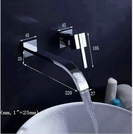 BECOLA настенный умывальник водопроводной воды комплект из 2 предметов флеш кран шкаф смеситель ванная комната горячей и холодной воды кран