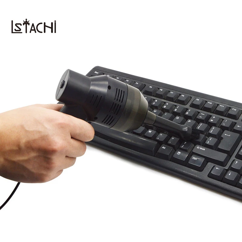 

LSTACHi USB Mini Vacuum Cleaner Desktop For Cleaning Keyboard Dust Bread Crumbs Paper Sc Dust Cleaner Collection Tool With Brush