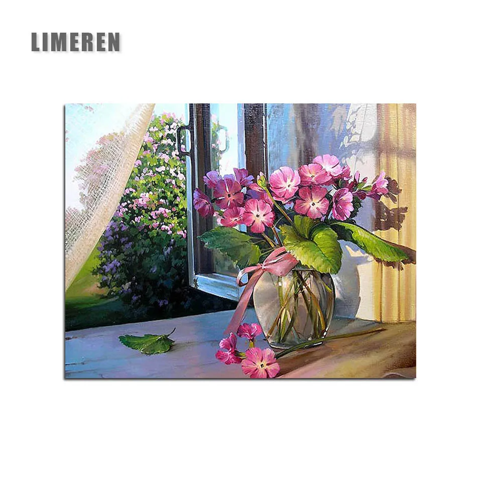 

Oil Painting Calligraphy By Numbers Canvas Brush Figure Drawing Coloring By Number Flowers Decor Adult Painting By Numbers