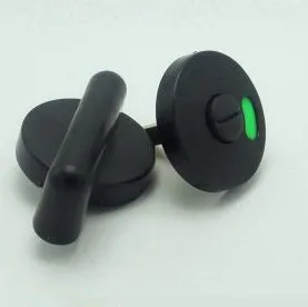 

Nylon PVC Bulkhead Door Lock Instructions Public Restroom Toilet Partition Door Lock Vacant Engaged Indicator Bathroom