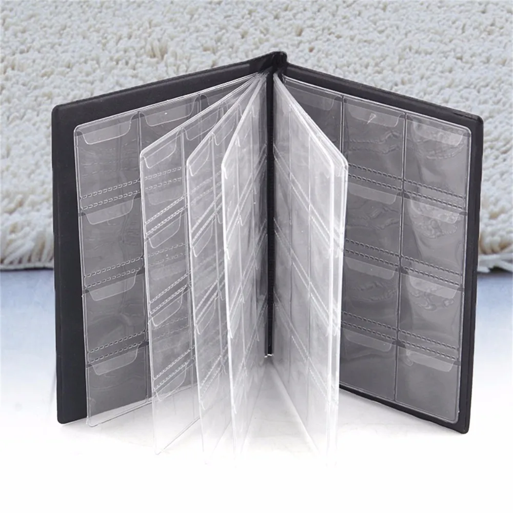 120 Coin Holders Albums Collection Storage Money Penny Pockets coin