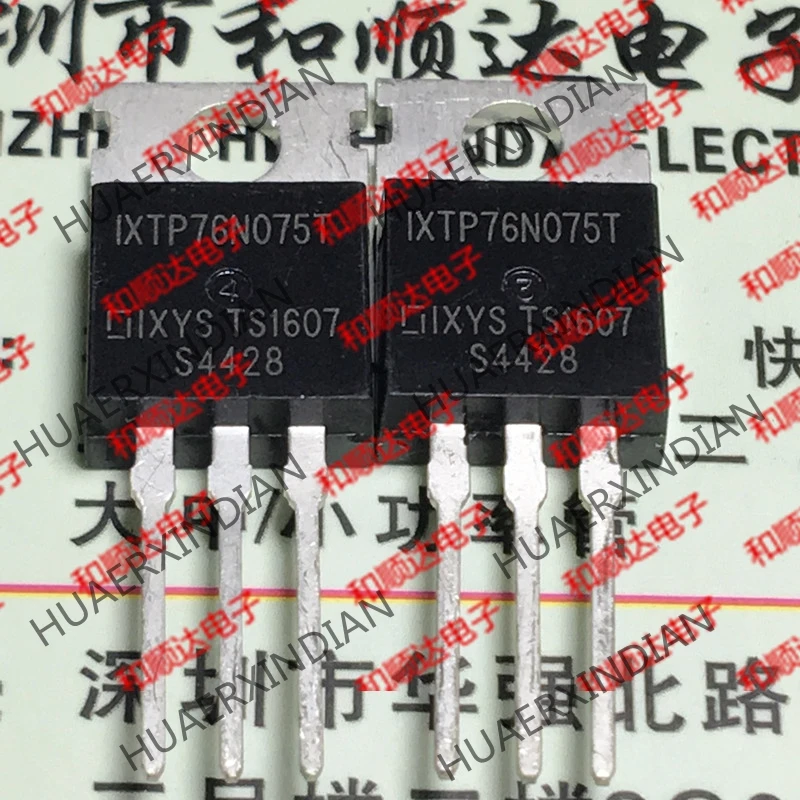 Новый оригинальный IXTP76N075T-220 75В 76A