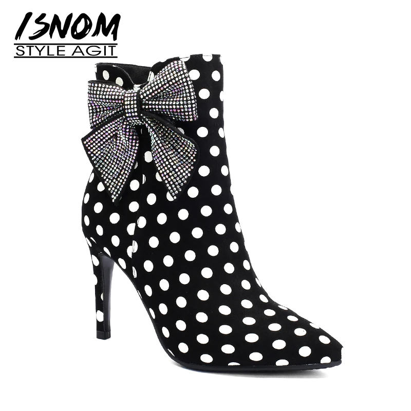 pink pointed toe ankle boots