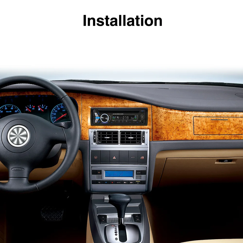 Автомобильный радиоприемник fm-радио AUX адаптер Автомобильный MP3 SD карта беспроводной приемник Bluetooth автомобильный стерео Cd Сделай Сам