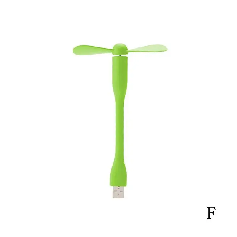 Мини 2 в 1 портативный микро USB вентилятор USB светодиодный светильник лампа для MacBook ноутбука ПК power Bank для телефона - Цвет: F