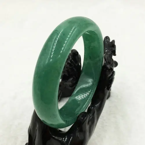 

free shipping 1317 Natural Grade A Aventurine Emerald Green Jade Gems Bracelet Bangle