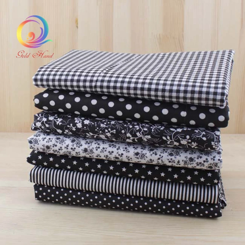 7 шт. тонкая хлопковая ткань 50 х50 см|cotton fabric patchwork|fabric patchworkcloth |