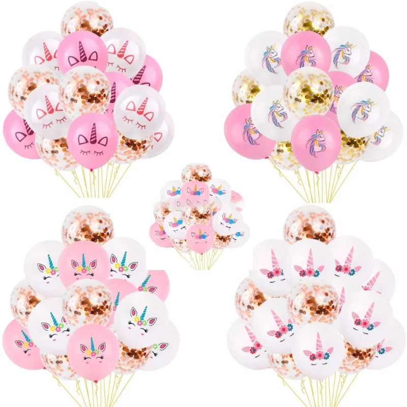 

15pcs 12 Inch Unicorn Balloon Pink Latex Balloon Unicorn Party Decoration Unicorn Birthday Party Decoration Child's Blessing 5w