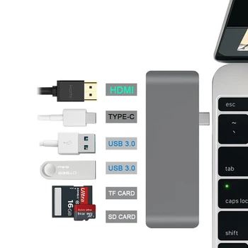 

Mosible USB C Hub HDMI 4K HD support Dex Mode for SamSung HuaWei Phone with PD TF SD Card Reader Hub 3.0 for Macbook pro/Air