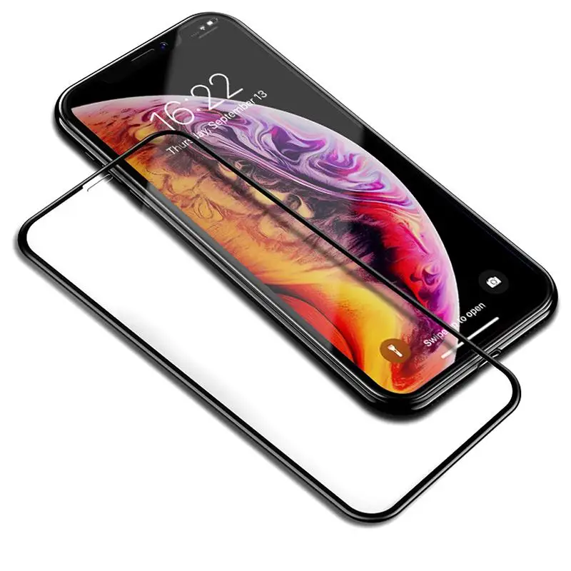 3 шт 9D полное Защитное стекло для iPhone 7 8 6 S 6s Plus закаленное стекло для iPhone X XS Max XR 10 Защитная пленка для экрана