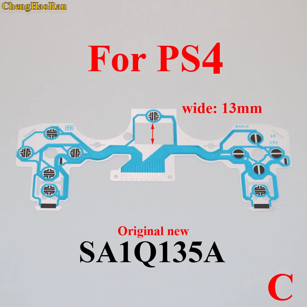 JDS JDM 030 040 SA1Q160A 159A 113A 135A 194A 222A для PS3 PS4 Dualshock Pro slim проводящая пленка для контроллера пленка для клавиатуры гибкий кабель - Цвет: SA1Q135A-JDM001