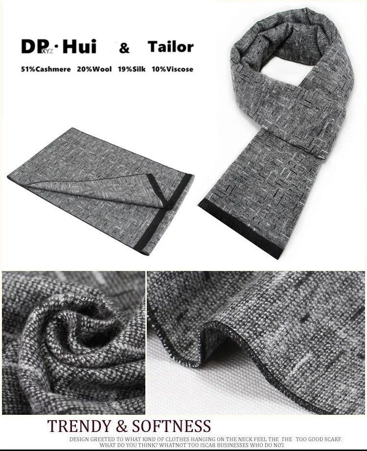 mens dress scarf Fashion Design Casual Scarves Winter Women  Men's Thicken Cashmere Scarf Luxury Brand High Quality Warm Scarves Men men wearing scarves