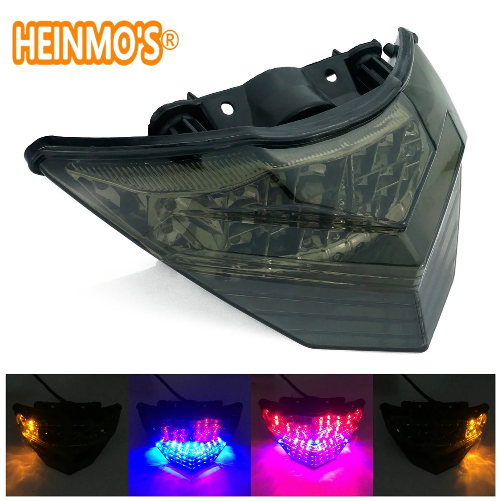 For Kawasaki Ninja 250R 250 R 300 2013-2017 Rear Turn Signals Motorcycle LED Tail Stop Light Brake Lamp Flasher Signal Blinker (2)