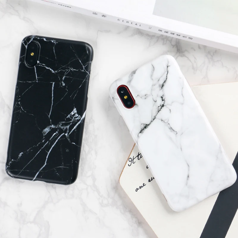 Чехол для Телефона iPhone 7 6 6s 8 X Plus 5 5s SE XR XS Max простой белый однотонный Ультратонкий