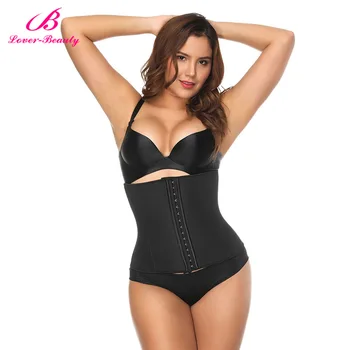 

Lover Beauty Women Underbust Waist Trainer Corset 9 Steel Bone Shapewear Body Shapers Women Corset Slimming Belt Waist Shaper A