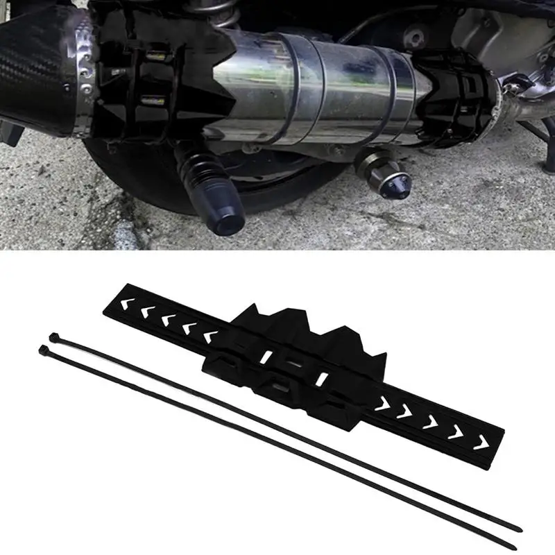 

Motorcycle Universal Exhaust Pipe Shatter-Resistant Protection Muffler Protection Rubber Anti-Hot Glue