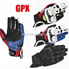 2015 NEW Top GPX Motorcycle Racing Gloves Real Leather Size Blue Red Black Motorbike Moto Guantes Cool Rider Luvas
