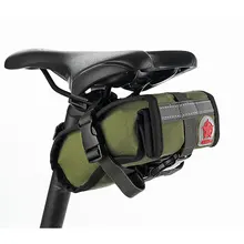 ROSWHEEL Bicycle Retro Canvas Saddle Bag Seat Post Storage Tail Pouch Cycling MTB Road Bike Rear Pannier Bycicle Bolsa 13894