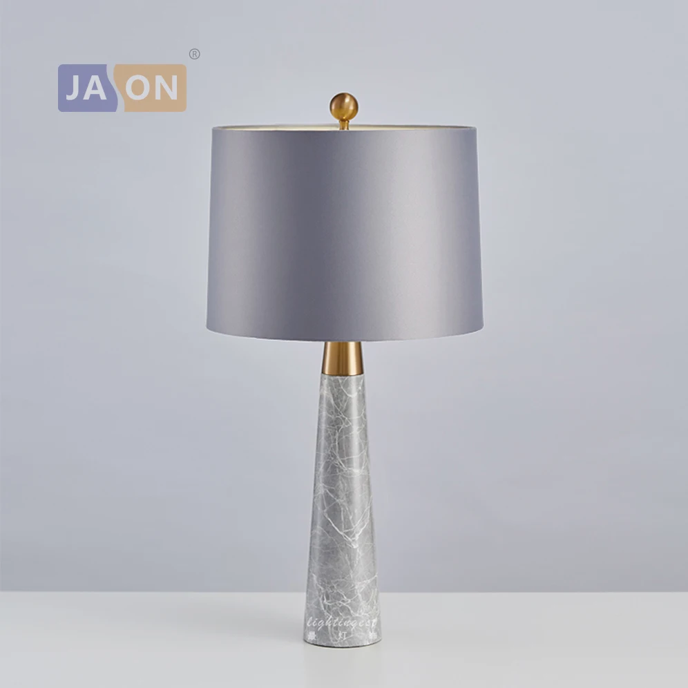 

led e27 Postmodern Iron Fabric Marble Grey LED Lamp. LED Light. Table Lamp. Desk Lamp.LED Dest Lamp For Bedroom Foyer