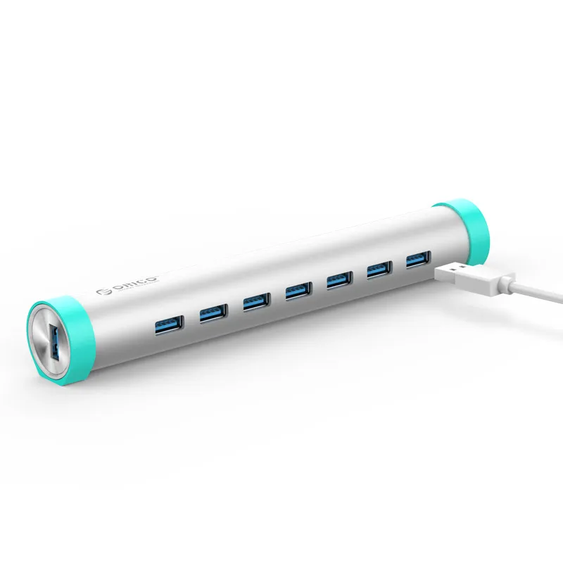 ORICO ARH7 U3 SV алюминиевый круглый 7 портов USB3.0 концентратор для ноутбука MAC идеально