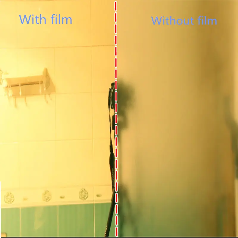 60''x20''Anti Fogging PET зеркало для душа плавания стекло автомобиля