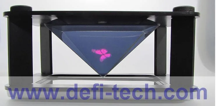 Dfabs DIY 3D Голографическая проекционная пирамида для galaxy S4 iphone 4 5 5S 5C 6Hatsune Miku|3d holographic