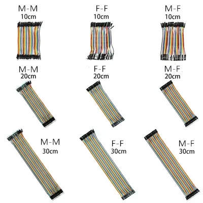 40PIN 10 см 20 см 30 см Dupont Line Male to Male + Female to Male и Female to Female Перемычка Dupont провод кабель для PCB DIY KIT 40PIN 10 см 20 см 30 см Dupont Line Male to Male + Female to Male и Female to Female Перемычка Dupont провод кабель для PCB DIY KIT