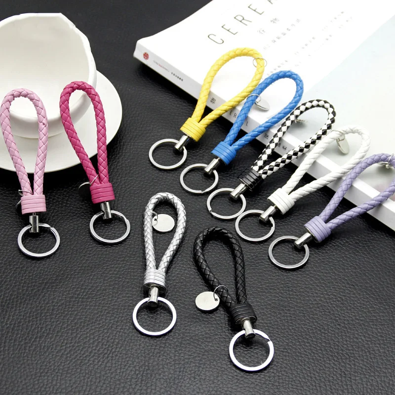 

Mobile Phone Hang Rope Handwoven Artificial Leather Wrist Hand Cell Phone Chain Straps Key Chain DIY Charm Cords SMSNXY