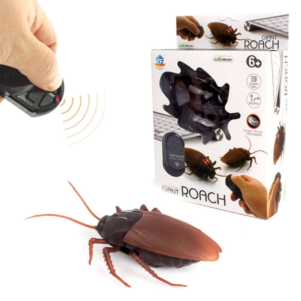Высокое моделирование животных таракан ИК-паук дистанционное управление игрушка Забавный розыгрыш подарок для детей RC Tricky игрушки - Цвет: 2