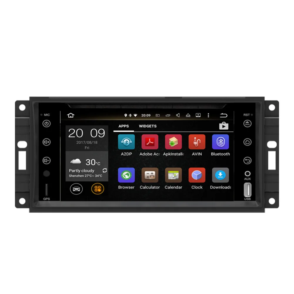 Clearance Android 8.0 Octa Core 4GB RAM Car Radio Stereo For Jeep Wrangler Commander Dodge 2007-2013 GPS Navigation CD DVD Player Wifi 4 Clearance Android 8.0 Octa Core 4GB RAM Car Radio Stereo For Jeep Wrangler Commander Dodge 2007-2013 GPS Navigation CD DVD Player Wifi 4