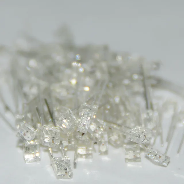 500pcs Diodes 234 Rectangular LEDs RGB Light-Emitting-Diode Tri-color Super Bright Diodes Square RGB Multicolor LED 2X3X4 Diodos