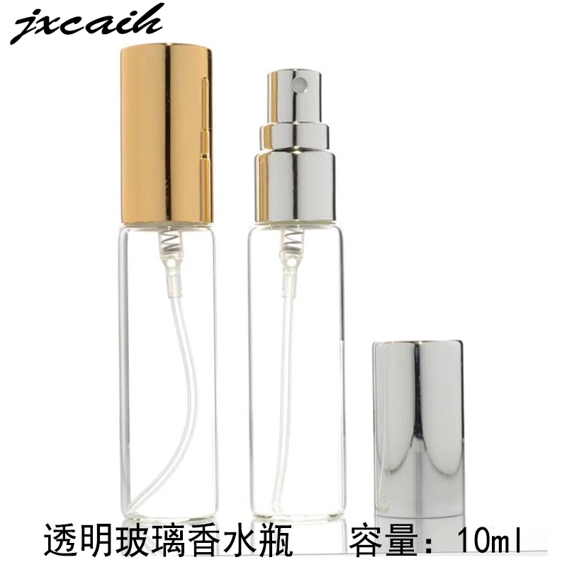 

5pcs 10ml Mini Fashion Transparent Glass Perfume Bottle Portable Travel Perfume Atomizer Spray Bottle Cosmetic Container