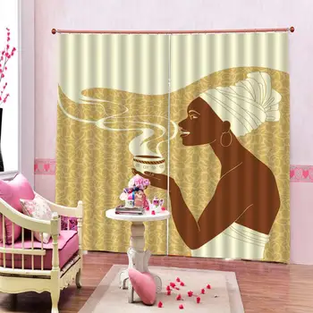 

Nature Art Print, Drapes Living room Bedroom Decor 2 Panels HooksWindow Curtains yellow girls curtains for bedroom