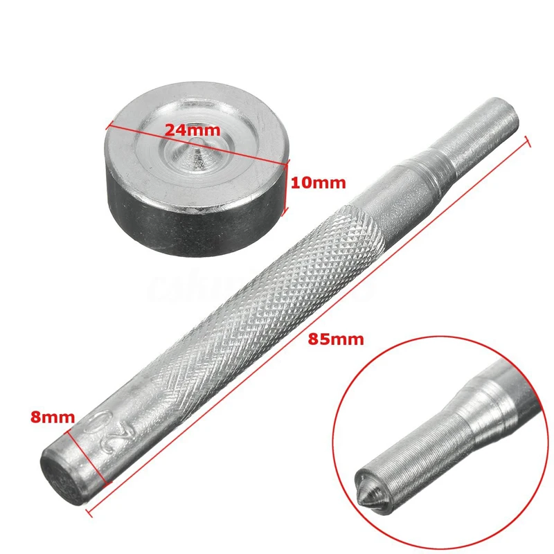 50pcs Stainless Steel Snap Fastener Screw Kits Push Button With Attaching Tool For Tonneau Cover Boat Cover Garden Sewing Tools