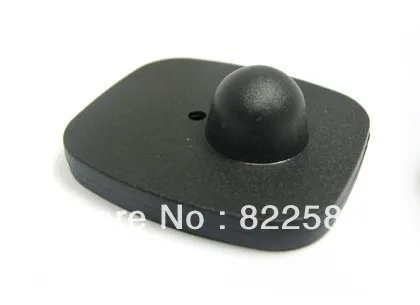 eas rf hard tag,security tag mini square clothes tag rf label 8.2mhz 48*42mm