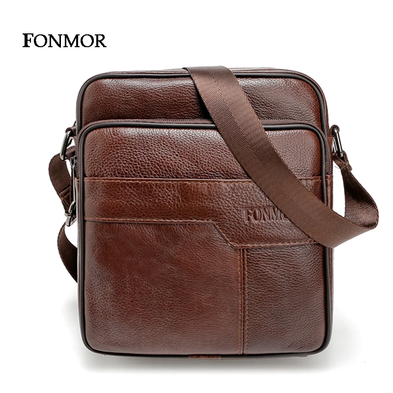 2016 New Brand Genuine Leather Men messenger Bag Vintage Cowhide Crossbody Bags for man bolso hombre mens bags