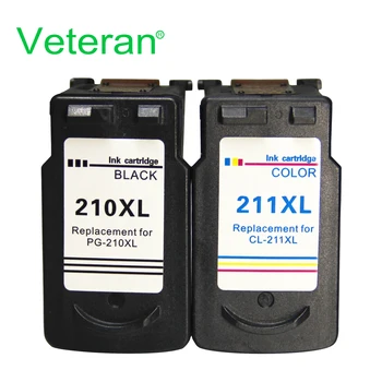 

Veteran PG210 CL211 Cartridge for Canon PG 210 CL 211 XL Ink Cartrdige for Pixma IP2700 IP2702 MP240 MP250 MP260 MP270 printer