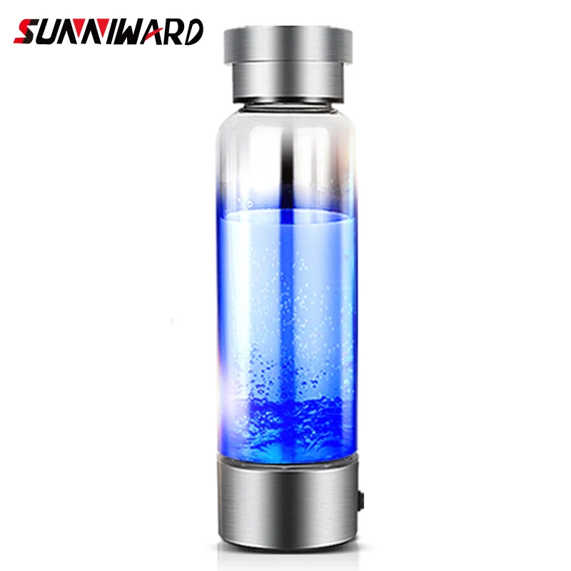 

Portable Hydrogen Generator Ionizer For Pure H2 Rich Hydrogen Water Bottle Hydrogen 350ml Drink Hydrogen Water Usb