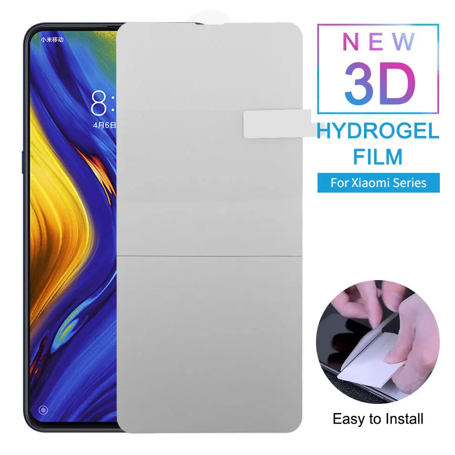 WOLFPSYCH Full Cover Hydrogel Film For Xiaomi Mi Mix 3 2 2s Soft Screen Protector Easy To Install | Мобильные телефоны и