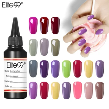 

Elite99 60ml Colorful Gel Polish Semi-permanent UV Gel Soak Off UV LED Lamp Gel Lacquer Nail Art Design For Manicure DIY Makeup
